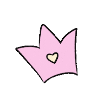 Karinaportoilustra fofo coroa karinaporto Sticker