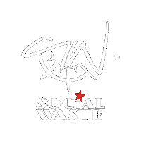 SocialWaste logo hip hop hiphop socialwaste Sticker
