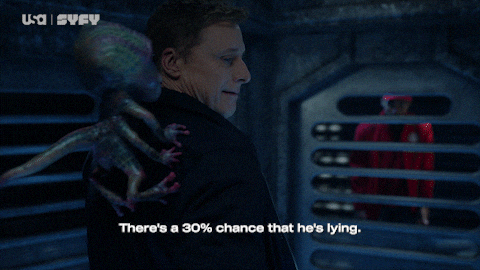 Lying Alan Tudyk GIF by SYFY