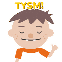 Thank You So Much Sticker by Woohoo Storytime