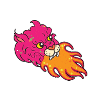 Fire Tattoo Sticker