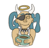 Happy Good Morning Sticker by Clay Nation
