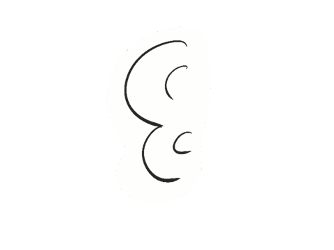Ear Senses Sticker by grace