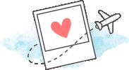Heart Travel Sticker by Omnigraf