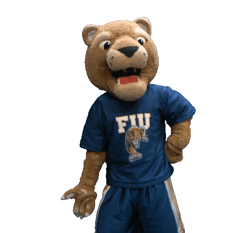 Swipe Up Florida International University Sticker by FIU