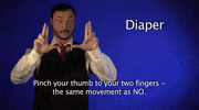 sign language diaper GIF by Sign with Robert
