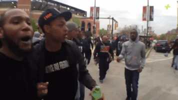 Baltimore Protest Turns Violent