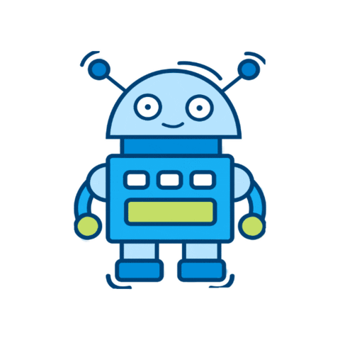 fixatoficial happy robot monday lunes Sticker