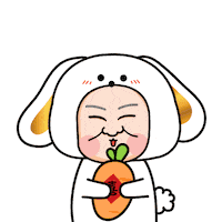 Happy New Year Rabbit Sticker by PGTalk