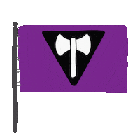 lu_assaf lgbt bandeira orgulho lesbicas Sticker