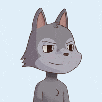 Wolf Shrug GIF