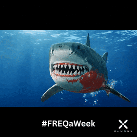 Sea Shark GIF by ElmonX