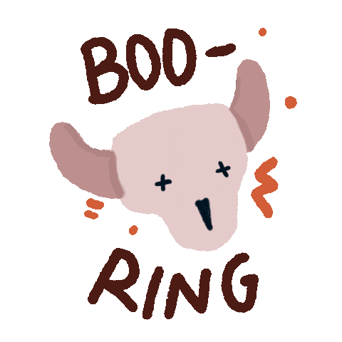 alloowin cool summer skull bored Sticker