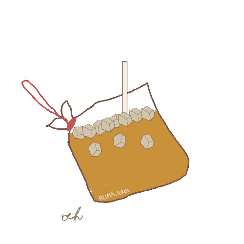 rumalukes giphyupload malaysia susu teh Sticker