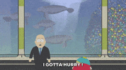 eric cartman hurry GIF by South Park 