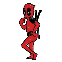 Wink Deadpool Sticker by Marvel Studios