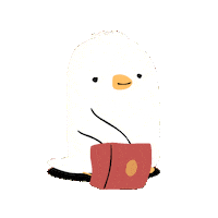 Gulltopia happy animation cartoon eating Sticker