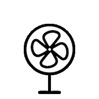 Fan Spin Sticker by clever carbon