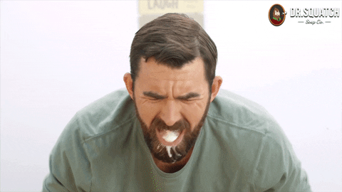 Mouth Wash GIF by DrSquatchSoapCo