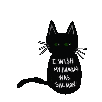 Hungry Cat Sticker