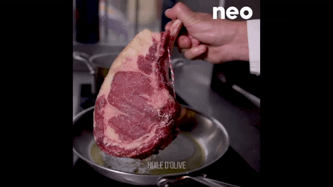 neo_tv_officiel giphygifmaker steak neo viande GIF