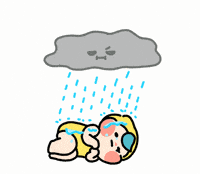 Rain Swimming GIF