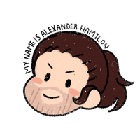 Lin Manuel Miranda Hamilton Sticker