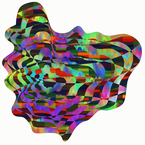 Rainbow Relaxing GIF by Joe Winograd