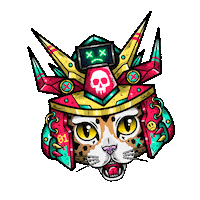 inzano cat robot gato tokyo Sticker