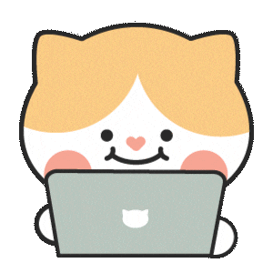 nekonekoco giphyupload cat working cat working Sticker