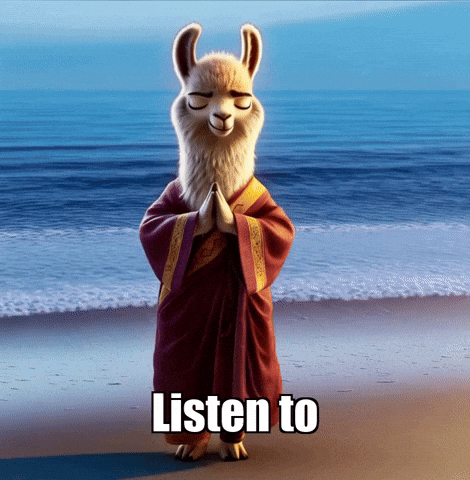 Mindfulness Listen To GIF by dalaillamazen