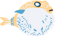 Wave Fish Sticker by Vera Bradley
