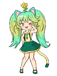 Lunime happy anime cat cute Sticker