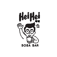Logo Boba Sticker by MasterSquid.id