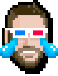 Happy Pixel Sticker