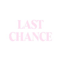 Lastchance Sticker by Design by Ilona