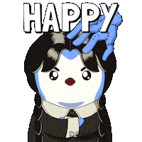 Wednesday Morning Penguin Sticker by Pudgy Penguins