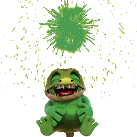 Happy New Year What Sticker by The Animasks