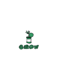 grower Sticker by PoPipe