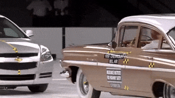 1959 Chevrolet Bel Air vs. 2009 Chevrolet Malibu IIHS crash test