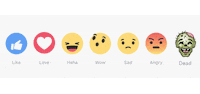 horror facebook STICKER by Shudder