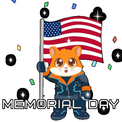 Celebrate American Sticker by Hamieverse