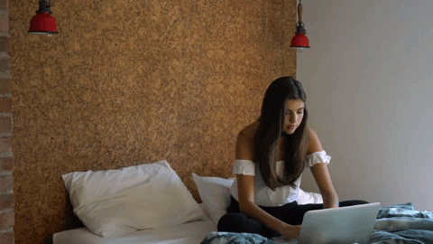 computer bed GIF by Quote Catalog