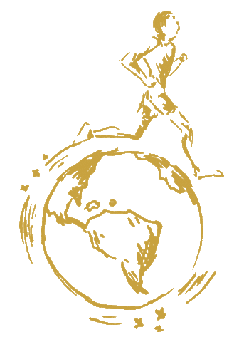 travel running Sticker by Go There Run There