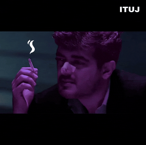 Thinking Smoking GIF