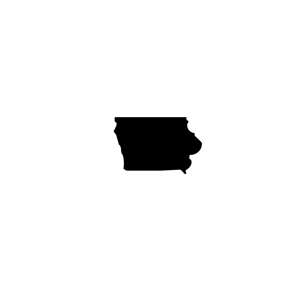 Iowa Sticker by Wyffels Hybrids