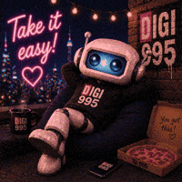 Relaxing See You Later GIF by Digi 995