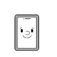 Hang Up Phone Sticker by Emily Redfearn