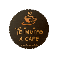 Coffee Te Invito Sticker by Comprar Café