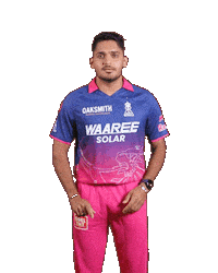 Halla Bol Pink Sticker by Rajasthan Royals
